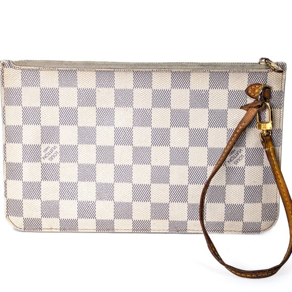 LOUIS VUITTON Damier Azur Neverfull Pouch - Picture 13 of 13